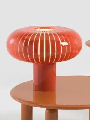 Přímo Od Výrobce Kartell stolní lampa Teresa Special Edition, oranžová, Ø 50 cm