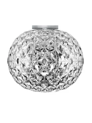 Ověřený Kartell LED stropní svítidlo Planet, křišťálově čiré, Ø 31 cm