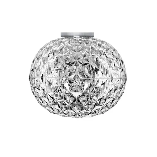 Ověřený Kartell LED stropní svítidlo Planet, křišťálově čiré, Ø 31 cm
