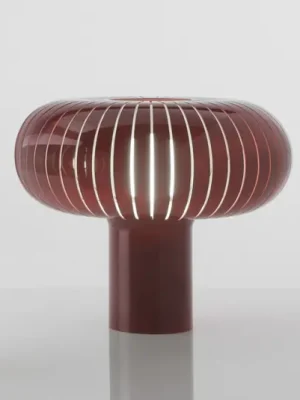 Kup Teď Kartell stolní lampa Teresa, vínově červená, Ø 50 cm, PMMA