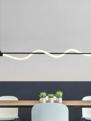 Nakupujte Hned Závěsné svítidlo Serpent LED, černá/bílá, kov, stmívatelné