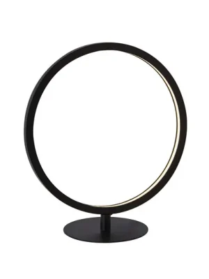 Stolní lampa Cirque LED, černá, kov, výška 33 cm Značkový