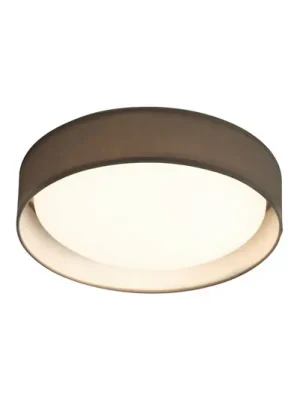 Stropní svítidlo Gianna LED, šedá/bílá, textil, Ø 50 cm Poslední Šance