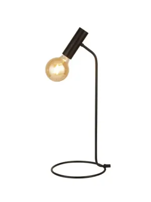 Stolní lampa Dulwich, stmívatelná, černá, kov, 57 cm, E27 Must-Have