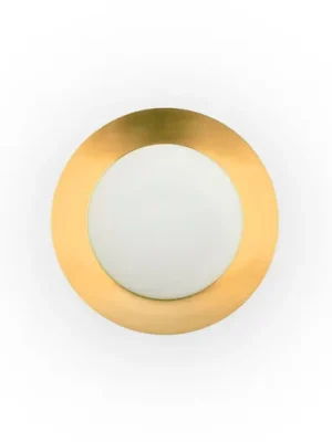 Nástěnné svítidlo LED Side 450, černá/zlatá, ocel/sklo, Ø 45 cm Top Prodej