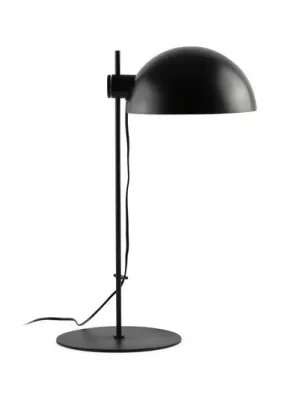 Stolní lampa Dominica, matná černá, ocel, výška 53 cm Novinka