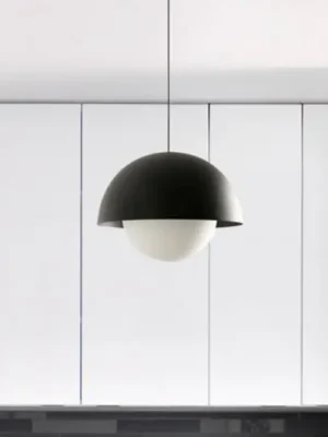 Závěsné svítidlo Marisol LED, černá barva, ocel/sklo, Ø 30 cm Pouze Dnes