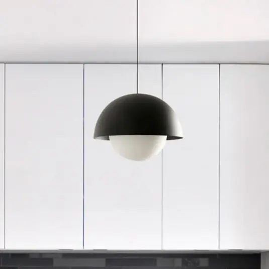 Závěsné svítidlo Marisol LED, černá barva, ocel/sklo, Ø 30 cm Pouze Dnes