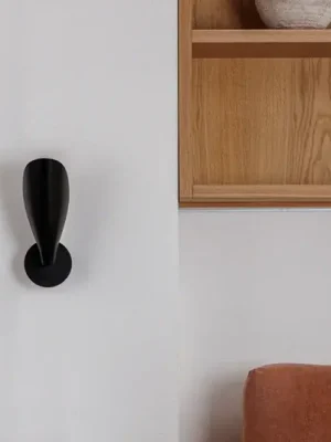 Novinka Nástěnné svítidlo Liggera, černé, ocel, šířka 10,3 cm
