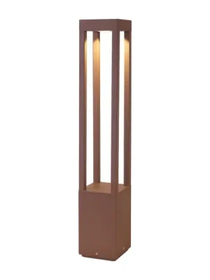 Oblíbený Agra LED světlo na cestu, hnědá barva, hliník, výška 65 cm
