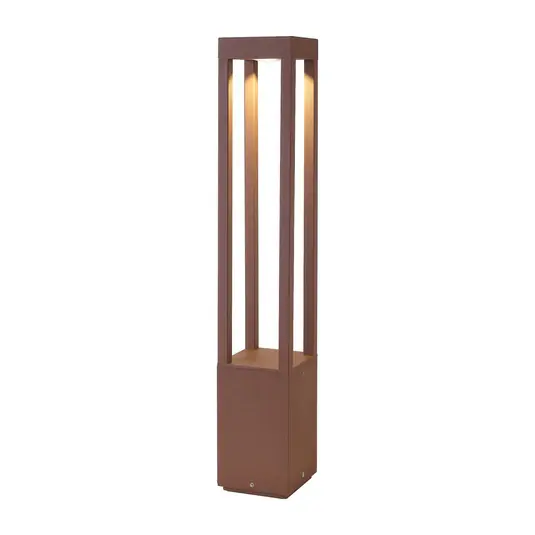 Oblíbený Agra LED světlo na cestu, hnědá barva, hliník, výška 65 cm