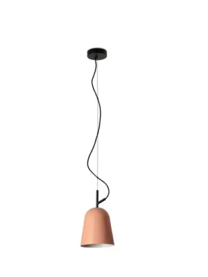 Závěsná lampa Studio, Ø 16 cm, růžová/černá, ocel Přímo Od Výrobce