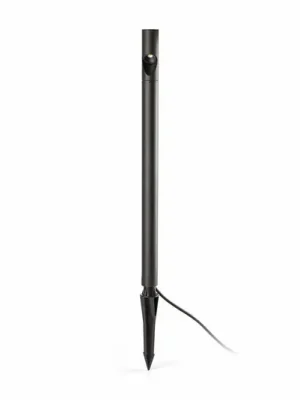 Omezená Nabídka LED svítidlo se zemním hrotem Rámeček, černý, hliník, výška 60 cm