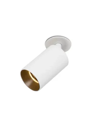 Zapuštěné bodové svítidlo Stan, bílé, hliník, Ø 6 cm Top Prodej
