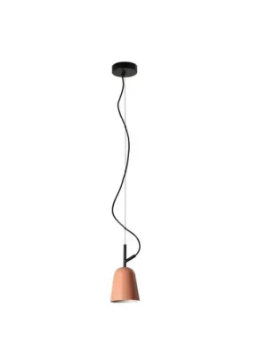 Novinka Závěsná lampa Studio, Ø 11 cm, růžová/černá, ocel