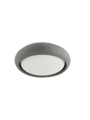 Koupit Online Venkovní stropní svítidlo Anga LED, tmavě šedé, beton, Ø 24 cm