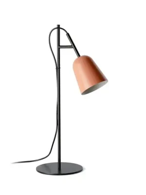 Vrácení Zdarma Stolní lampa Studio, růžová/černá, ocel, výška 55 cm