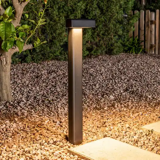 Novinka Podstavné světlo Balic LED, černé, hliník, výška 58 cm