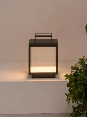 LED dobíjecí stolní lampa Kerala, tmavě šedá, hliník, výška 26,8 cm Nízká Cena