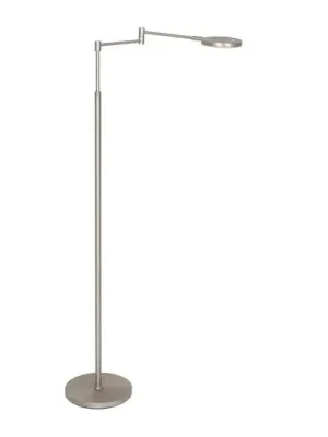 Víkendová Akce LED dobíjecí stojací lampa Soleil, ocelová barva, kov, stmívač