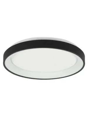 Značkový Stropní svítidlo Ringlede LED, černé, výška 6 cm, Ø 38 cm