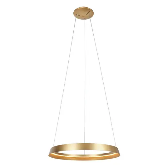 Závěsné svítidlo Ringlux LED, 1 světlo, zlatá barva, kov Kup Teď