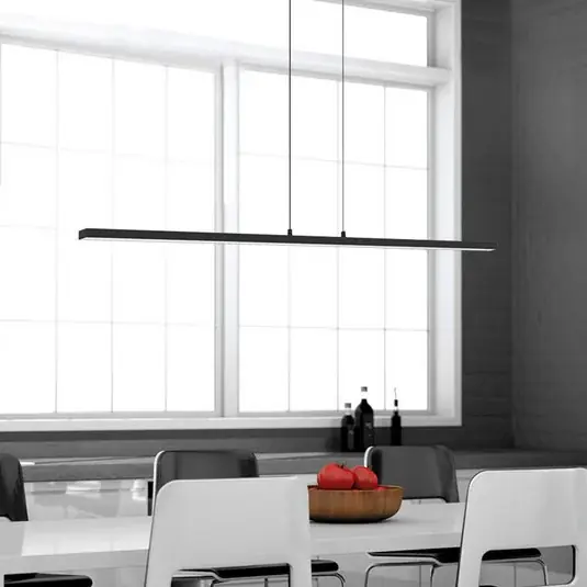 Koupit Online LED závěsné světlo Bande, 150 cm nahoru/dolů, černé, CCT, stmívač