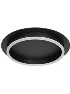Stropní svítidlo Ringlux LED, černé, Ø 32 cm, kovové Akční Nabídka