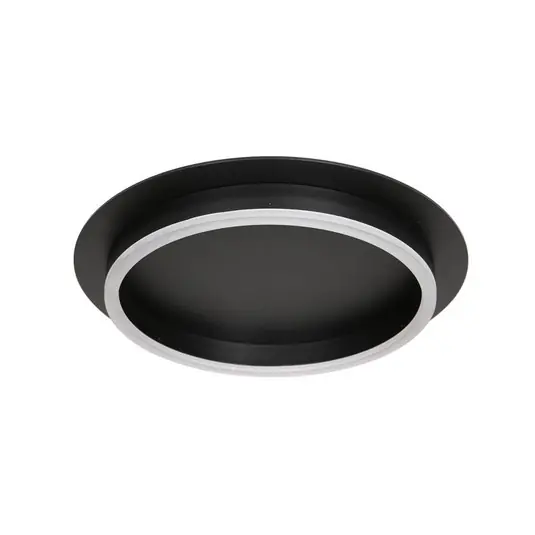 Stropní svítidlo Ringlux LED, černé, Ø 32 cm, kovové Akční Nabídka
