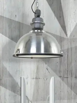 Kup Teď Závěsné svítidlo Bikkel, Ø 42 cm, ocelová barva, kov, sklo, E27