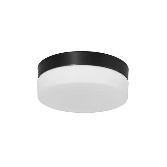 LED stropní svítidlo Ikaro černé, Ø 18 cm, kov, plast Nejprodávanější