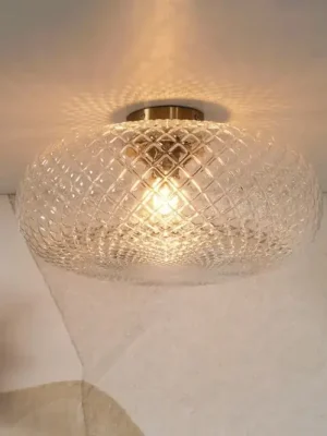 Novinka IT‘S ABOUT ROMI Stropní svítidlo Benátky, čiré, sklo, 44 cm, E27