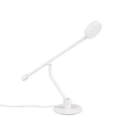 Značkový Stolní lampa LED Manduro, bílá, kov, CCT, stmívač