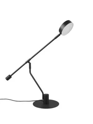 Značkový Stolní lampa LED Manduro, černá, kov, stmívač CCT