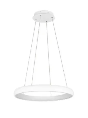 Odeslání Ihned Závěsné LED svítidlo Cardona, Ø 75 cm, bílé, CCT, kovové