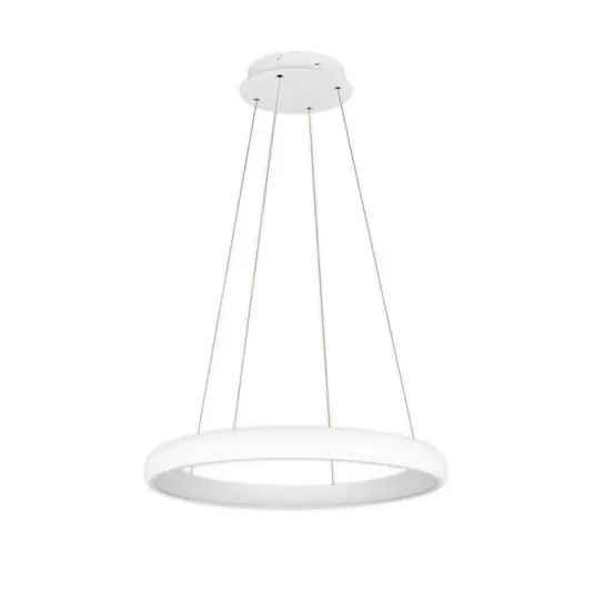 Odeslání Ihned Závěsné LED svítidlo Cardona, Ø 75 cm, bílé, CCT, kovové