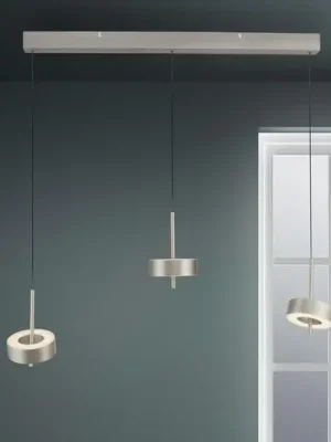 Ihned K Objednání Paul Neuhaus Smart LED závěsná lampa Q-Rotate, hliníková, 3 světla.