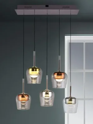 Akční Cena Paul Neuhaus Smart LED závěsné svítidlo Q-Kon multicolour 5-light