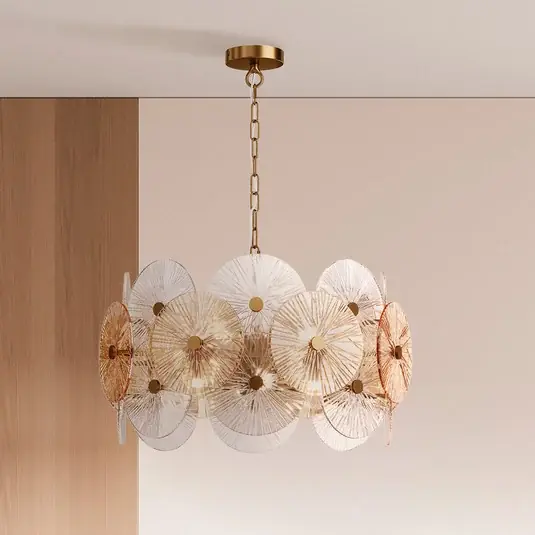 Závěsné svítidlo Maytoni Aster, sklo, Ø 62,6 cm, 8 x E14 Akční Cena