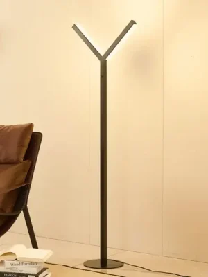 Stojací lampa Lucande LED Ilian, černá, kov, CCT, stmívatelná Akční Cena