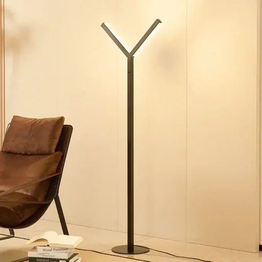 Stojací lampa Lucande LED Ilian, černá, kov, CCT, stmívatelná Akční Cena