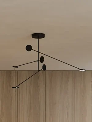 Autentický LEDS-C4 LED závěsné svítidlo Invisible Triplex, 3 000 K, černé