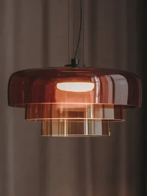 LEDS-C4 Levels LED závěsné světlo, 3cestné, jantarové barvy Vrácení Zdarma