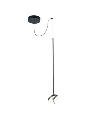 LEDS-C4 LED závěsné světlo Invisible Single, černá, hliník Super Cena