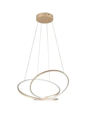 LED závěsné svítidlo Darvin délka 84 cm, zlatá barva, kov, CCT Nejprodávanější