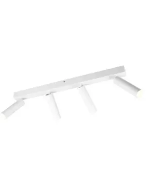 Ambala LED stropní reflektor, 4 světla, bílý, kov, CCT, stmívatelný Cenový Hit