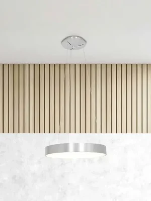 Závěsné svítidlo Ringlede LED, Ø 48 cm, stříbrná barva Jen Po Omezenou Doba