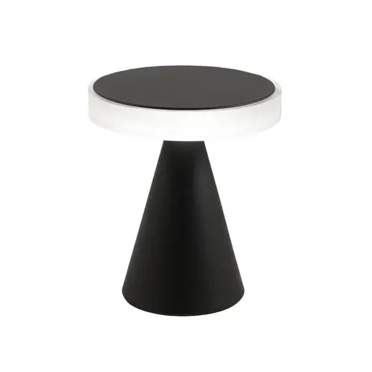 Víkendová Akce Stolní lampa LED Neutra, výška 20 cm, černá, dotykový stmívač