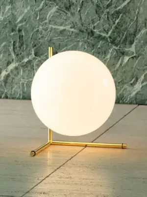 Novinka Stolní lampa FLOS IC T3 10th Anniversary, pozlacená, stmívatelná