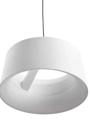 LOOM DESIGN LED závěsné světlo Cookie, bílé, hliník Ø 15 cm Omezená Nabídka